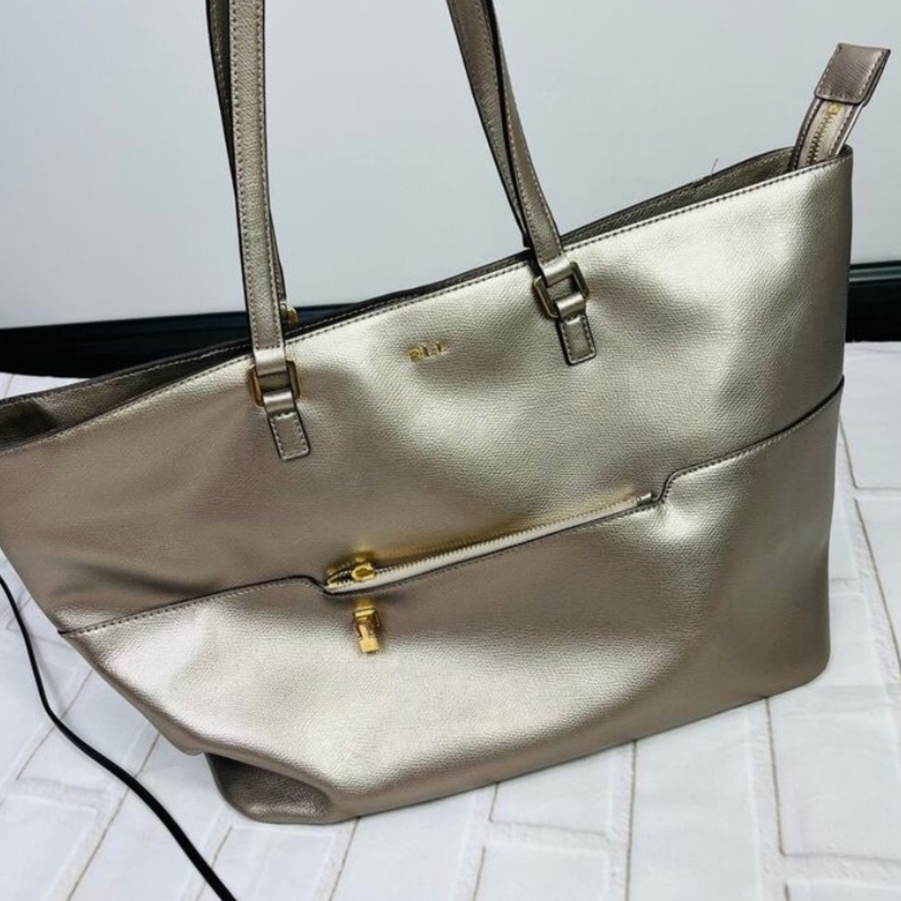 Ralph Lauren Gold / Bronze Tote